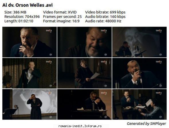 orson welles (2015) (teatru tv) repostare !!al orson welles! (2015) este fel testament dramatic