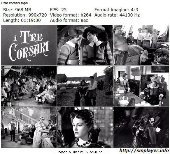 tre corsari (1952) tre corsari italiana