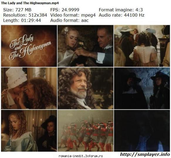 the lady and the highwayman (1988) the lady and the highwayman romana