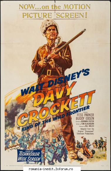 davy crocket 1954 davy crocket parker, buddy ebsen, basil crockett was five-part serial which aired