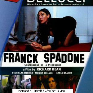 monica bellucci franck spadone pickpocket franck spadone and his co-horts rob beautiful stripper