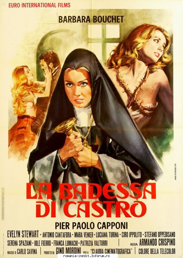 barbara bouchet badessa castro paolo gallia young woman forced into convent. however, due her