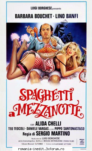 barbara bouchet spaghetti mezzanotte bouchet, lino banfi, alida gastra discovers his wife celeste