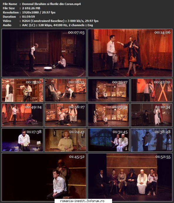 domnul ibrahim si florile din coran (2016) (teatrul