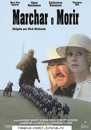 catherine deneuve march die marschier oder stirb dick gene hackman, terence hill, catherine the