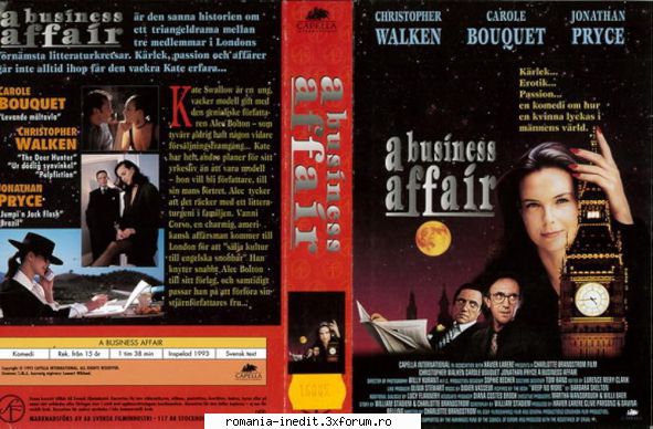 carole bouquet business affair director: charlotte walken, carole bouquet, jonathan vivacious kate