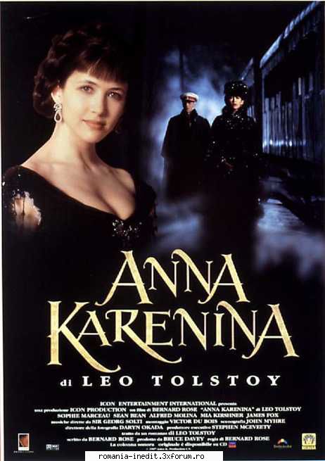 sophie marceau anna karenina bernard sophie marceau, sean bean, alfred molinaanna young and elegant