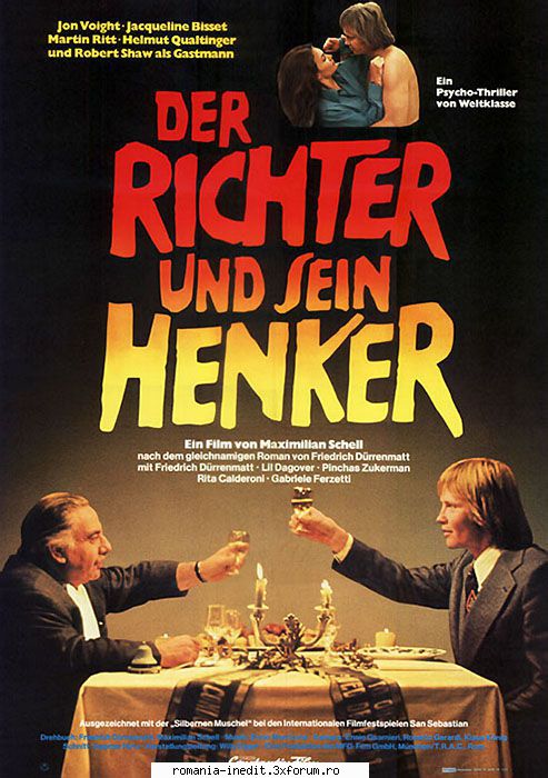 jacqueline bisset der richter und sein henker end the game maximilian jon voight, jacqueline bisset,