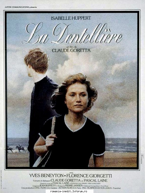 isabelle huppert 1977year: claude huppert yves beneyton renate schroetera reserved young woman moves