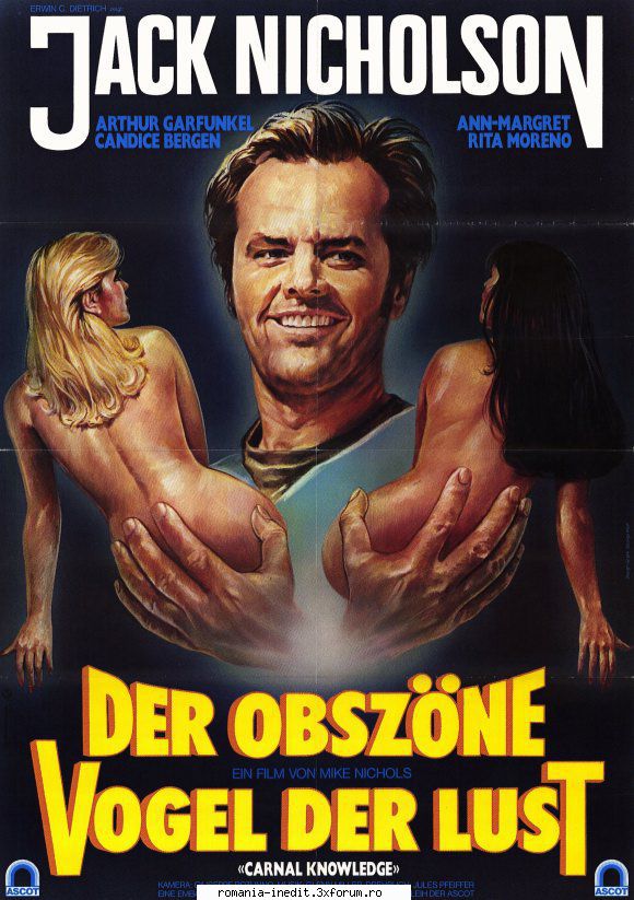 carnal knowledge der obszoene vogel der lust 1971year: english nicholson, candice bergen, concurrent