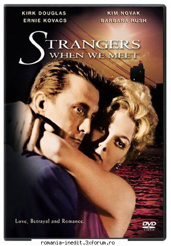 kim novak strangers when meet 1960year: kirk kovacsa suburban architect loves his wife but bored