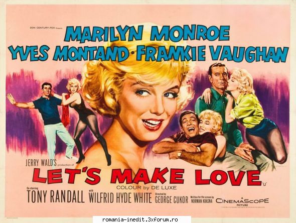 marilyn monroe let's make love machen wirs liebe george marilyn monroe, yves montand, tony jean-marc