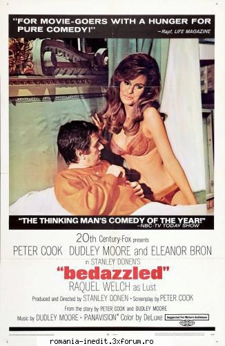 raquel welch bedazzled mephisto peter cook, dudley moore, raquel welcha hapless loser sells his soul