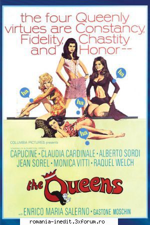 raquel welch the queens mauro vitti, claudia welchfour unrelated short comedies four different