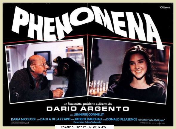 jennifer connelly phenomena dario jennifer connelly, donald pleasence, daria nicolodia young girl,