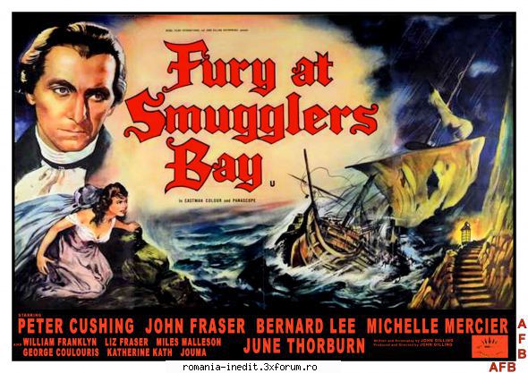 michle mercier fury smugglers bay :director: john peter cushing, bernard lee, michle wreckers