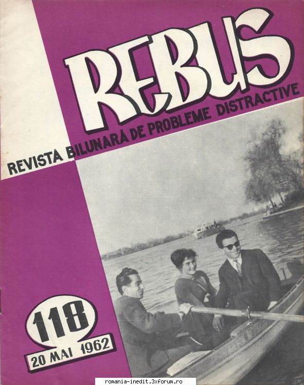 [b] revista rebus rebus 118-1962 (jpg, zip), 300 dpi (scan include jpg pentru pagina dublă din