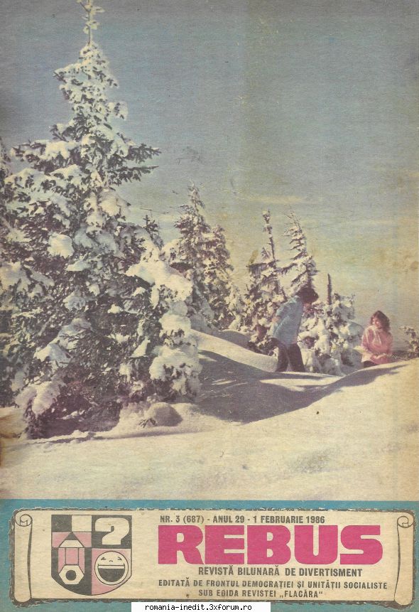 [b] revista rebus postez revista rebus nr. 687-1986 format mai jos: