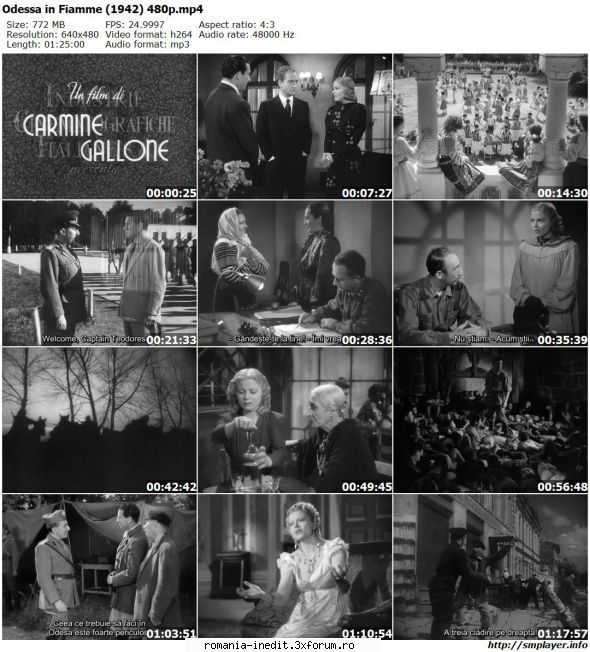 odessa flacari catuse rosii odessa fiamme (1942) audio: