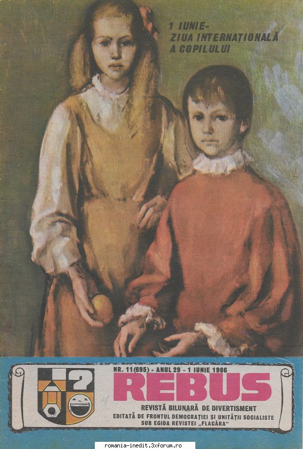 [b] revista rebus postez revista rebus nr. 695-1986 format mai jos: