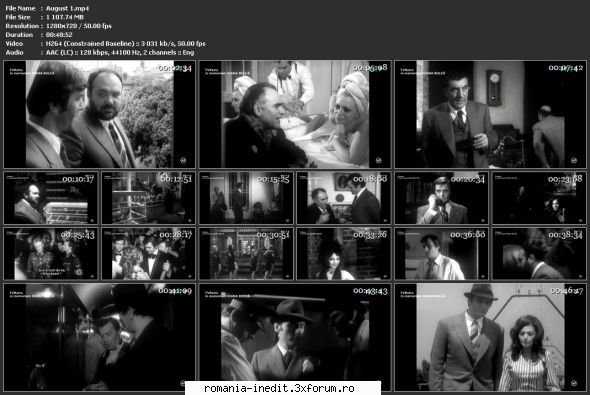 august (1973) (serial tv)