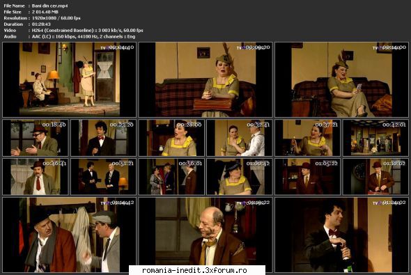 bani din cer (2008) (teatru)