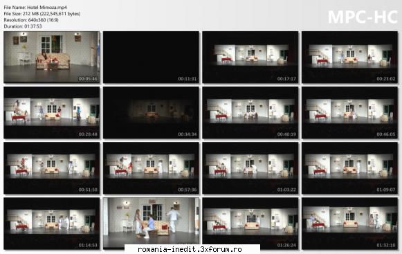 hotel mimoza regia: aurel cristi naum, aida economu, irina naum, radu niculescu, inga marcu,