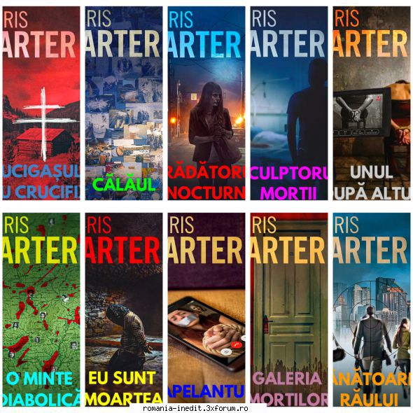 [ai] chris carter alte coperti pentru seria hunter chris carter.