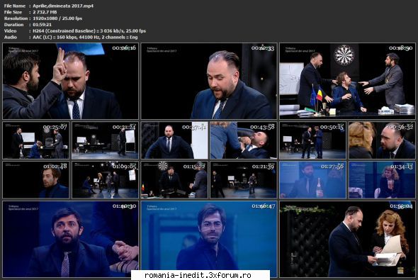 aprilie, (2017) (teatru tv)