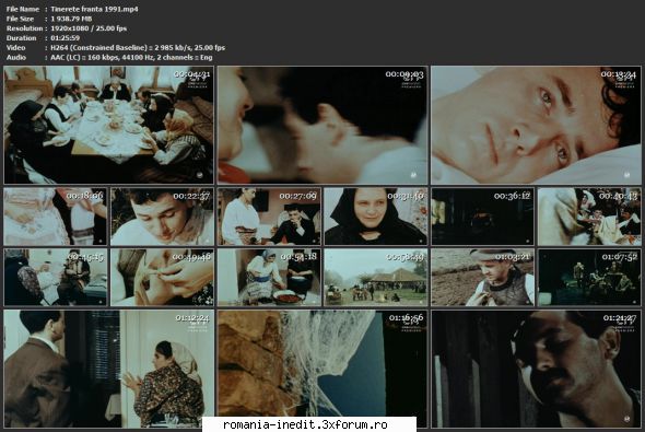 tinerete franta (1989) tinerete franta din cel mai frumos film grai inchinat din rom�nia care lucrat