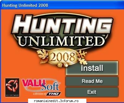 hunting unlimited 2008 minimum system windows pentium 1.4 ghz 100% compatible 256 ram space (allows UPLOADER