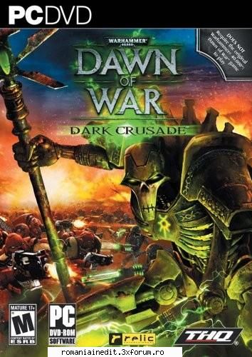 warhammer 40,000 dawn war: dark crusade product second expansion dawn war includes all-new, UPLOADER