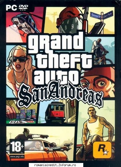 total overdose mai pun alte joace aici gta san andreas mai pun odata cei care folosesc    