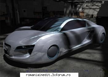 graphics cars models audi rsq concept 2004 & 3ds & c4d 4,97