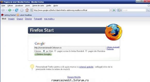 mozila pai uite unde pun link-ul:ia raspunsul romania inedita, ceea totul altceva. mai zic celelalte
