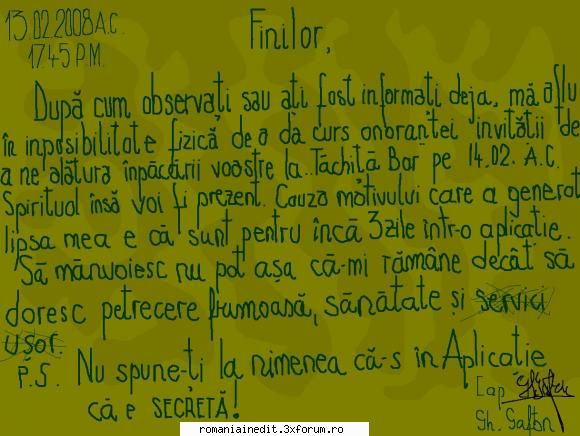 stilul epistolar (2008) parere rau dar....