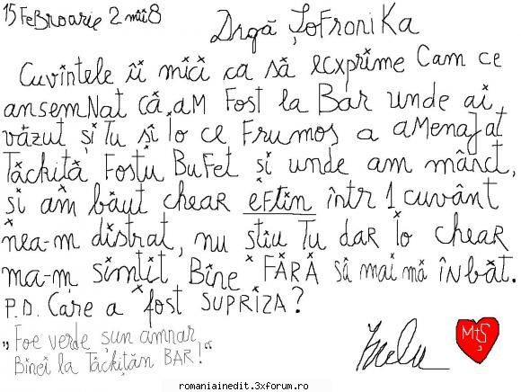 stilul epistolar (2008) fost super!