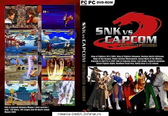 snk vs. capcom: ultimate 2007 [direct link] this fixed version ultimate mugen war. what has been