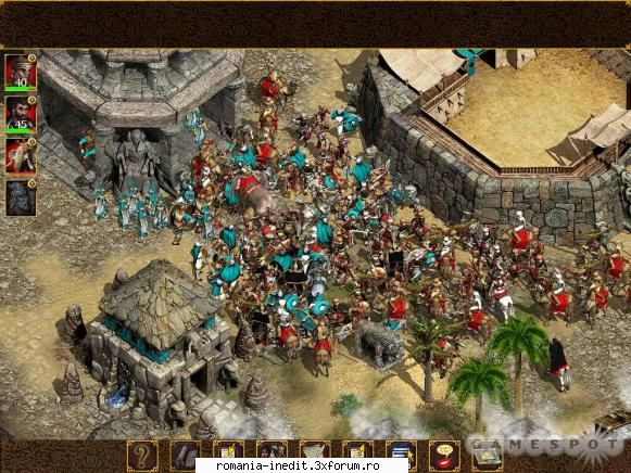 nemesis the roman empire [direct link] may resemble typical real-time strategy game, but features