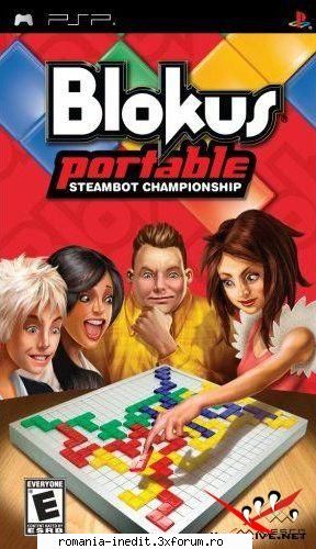 new psp games !!! blokus portable: steambot