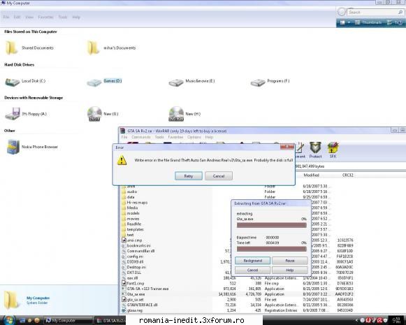 problema instalare gta real v.2 pls daca poate ajute cneva...am fisierului gta_sa.exe imi spune the