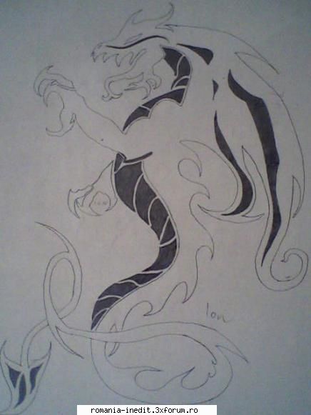 desenele mele one more dragon imi plac tare dragonii