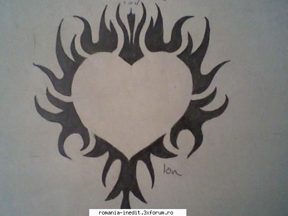 desenele mele tribal heart