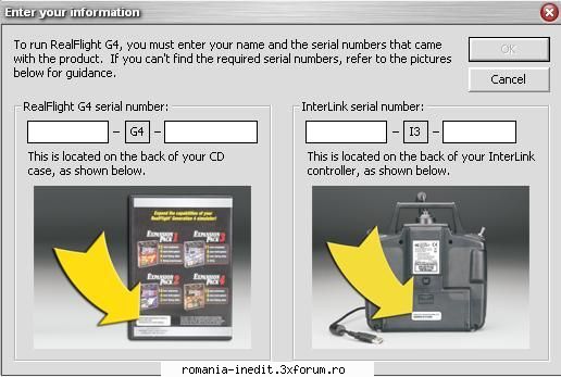 realflight plus expansion packs 1-4 iso dupa serial.nu are nimeni serial? reusit gasesc decat