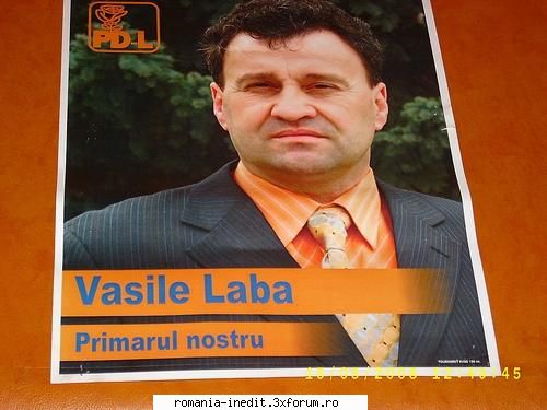 afis electoral tare vasile primar