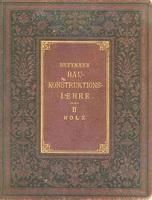 breymann: bau lehnre holz (1900) lemn
