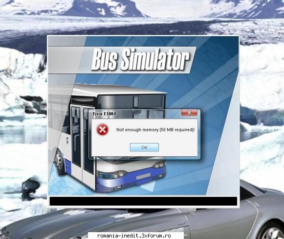 bus simulator 2008 procyon punk7kid problema. cand vreau intru joc imi eroare. inseamna asta? scuze