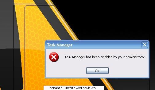 task manager cum pot activa iar task manager.. stiu mai merge... eroarea asta... poate undeva fac