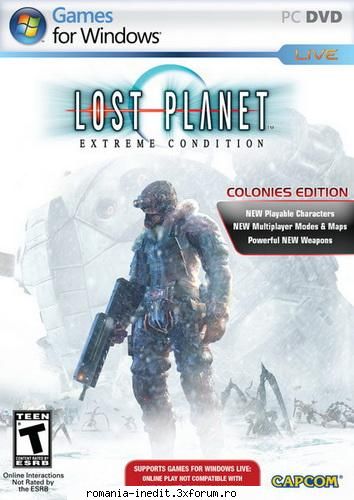 lost planet: extreme condition colonies edition minimum system system windows xp; processor intel