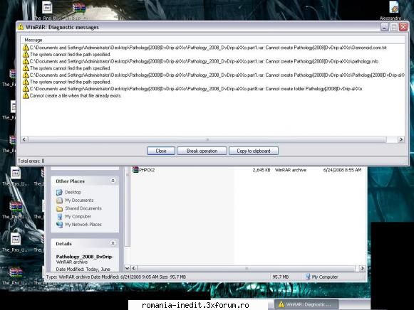 pathology 2008 dvdrip xvid dortom pare problema ... stiu ... imi eroare dupa dezarhivez oare mai fac